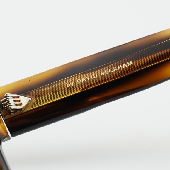 David Beckham DB 7000/S BOLD 0KVI Z0 Sunglasses Brown Square Frame, Blue Lenses - Picture 9 of 11